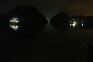 Halong Bay by night